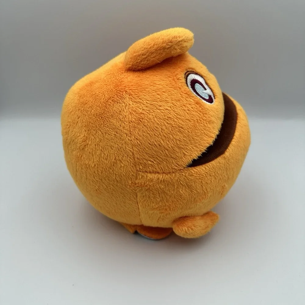 2012 Namco Pac-Man Ghostly Adventures Clyde Orange Ghost Plush 8 Inch Toy